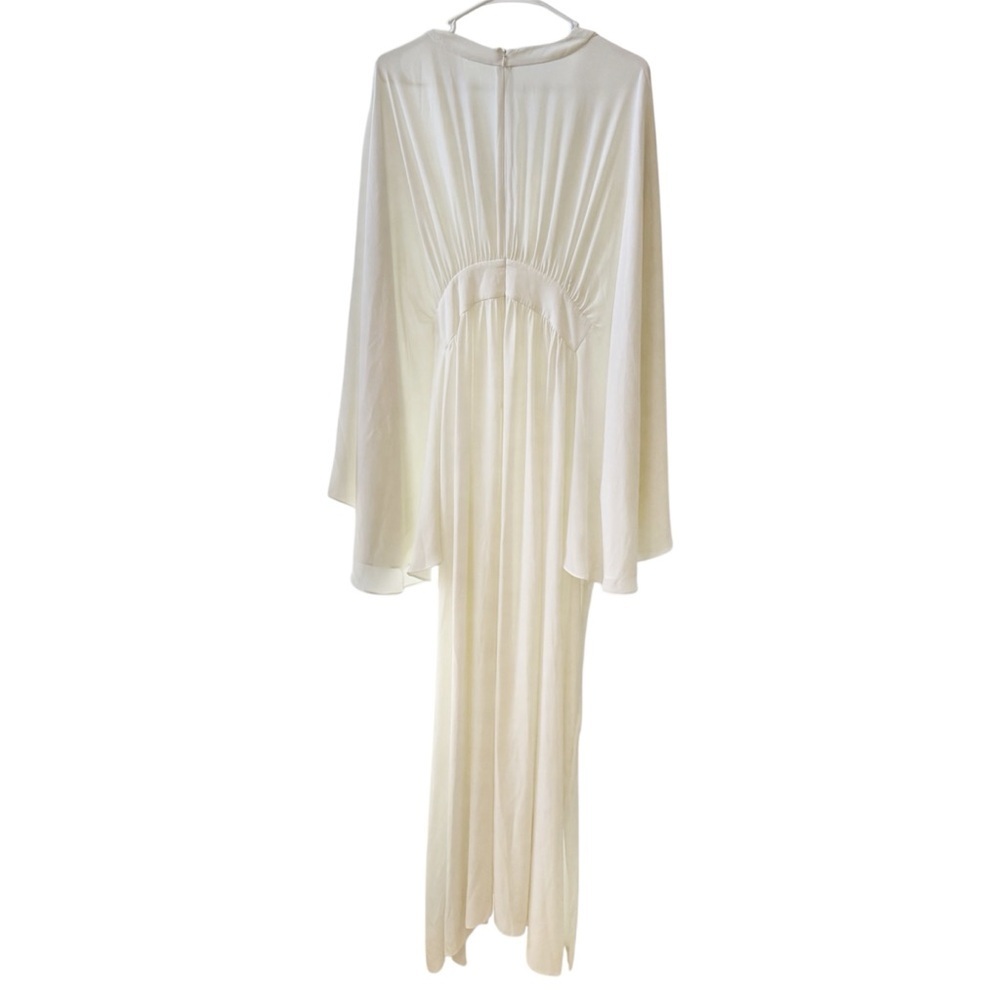 ALEXIS Lilla Kaftan Crepe Maxi Dress White Sz S - Picture 4 of 9